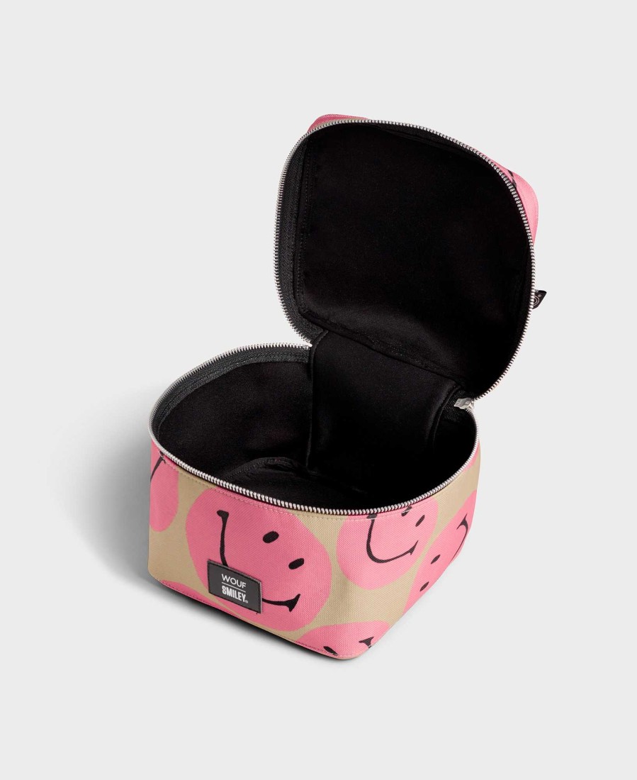 Accessoires WOUF | Trousse De Toilette Rose Smiley® Smiley Rose