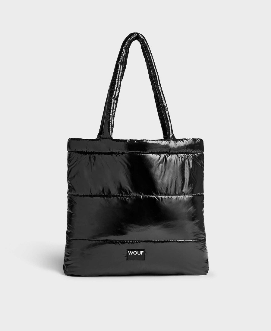 Sacs WOUF | Sac A Main Noir Brillant