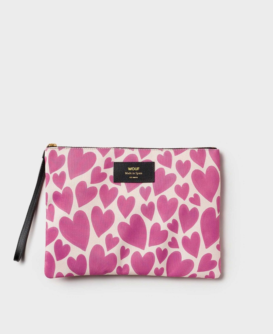 Sacs WOUF | Pochette Xl Amour Rose