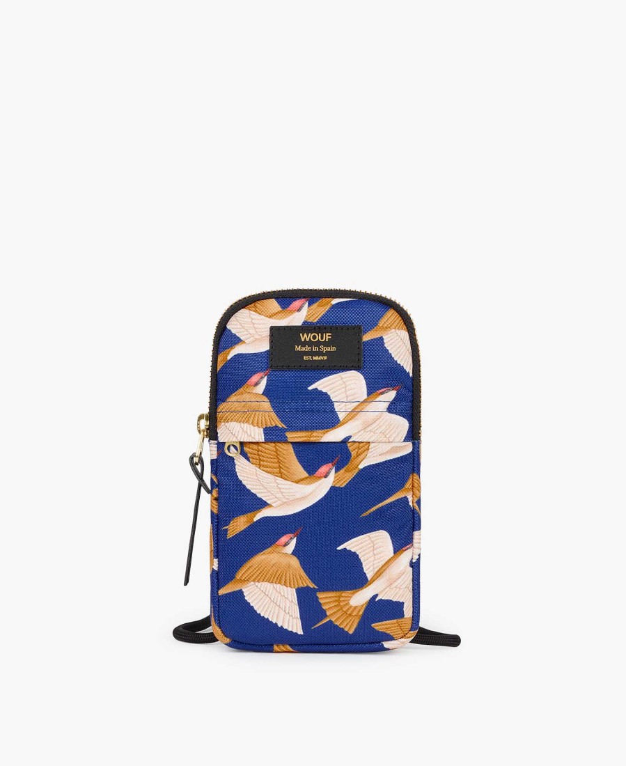 Sacs WOUF | Sac De Telephone Oiseaux Bleus