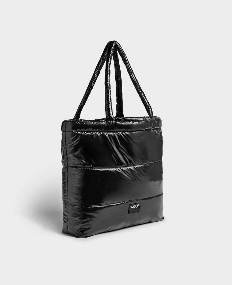 Sacs WOUF | Sac A Main Noir Brillant