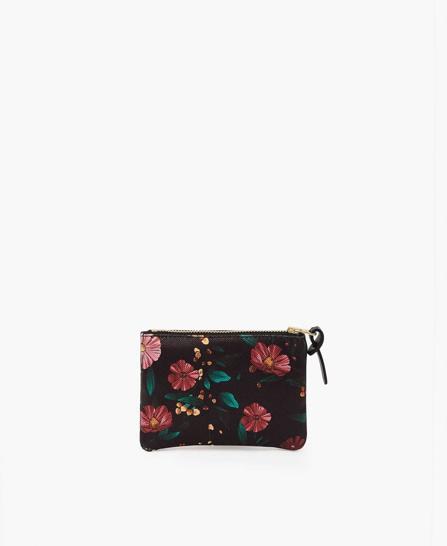 Accessoires WOUF | Petite Pochette Fleurs Noires